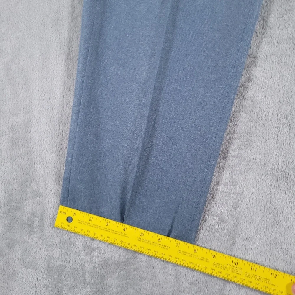 VTG Levi's Action Slacks Mens 32x30 (Fit 30x29) Blue Dress Pants 100% Polyester